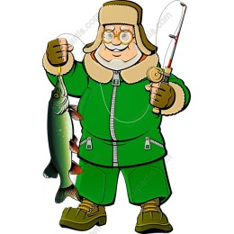 Cheerful Fisherman