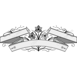 Vintage Floral Banner