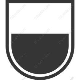 Sleek Half-and-Half Emblem