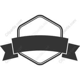 Premium Hexagonal Badge with Ribbon Banner