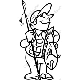 Joyful Fisherman