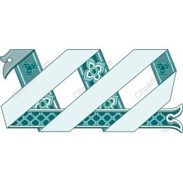 Elegant Floral Ribbon