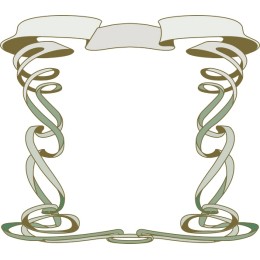 Elegant Vintage Ribbon Frame