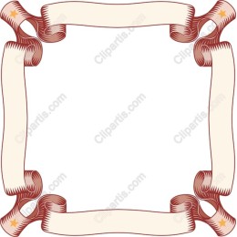 Ornate Vintage Ribbon Frame