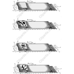 Elegant Vintage Ribbon Banner Collection