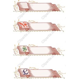 Elegant Ornate Scroll Banners Collection