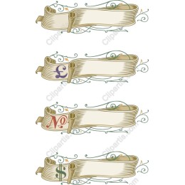 Elegant Ribbon Banner Collection