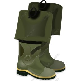 Rugged Green Wellington Boots