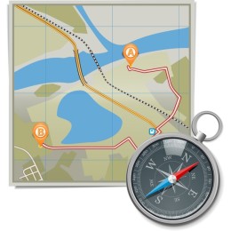 Adventure Map and Compass