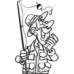 Cheerful Fisherman