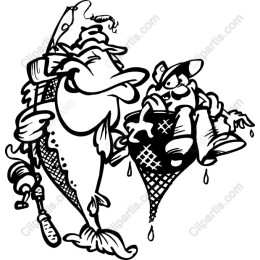 Whimsical Fisherman and Fish