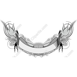 Elegant Birds Flourish