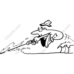 Cartoon Fisherman