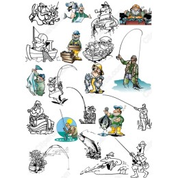 Fishing Bundle - Cliparts