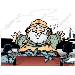 Cheerful Fisherman