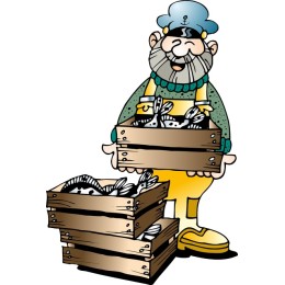 Cheerful Fisherman