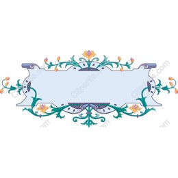 Elegant Floral Decorative Banner