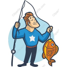 Cheerful Fisherman