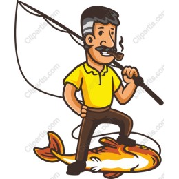 Cheerful Fisherman