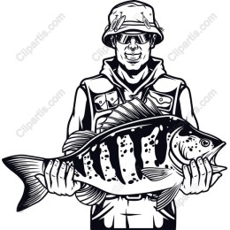 Fishing: Proud Angler with Catch