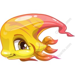 Adorable Colorful Jellyfish