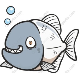 Playful Cartoon Fish