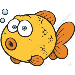 Cheerful Cartoon Fish