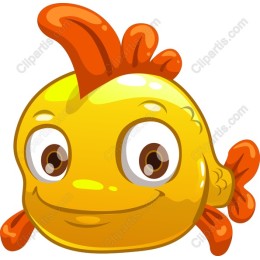 Cheerful Cartoon Fish