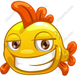 Playful Yellow Fish