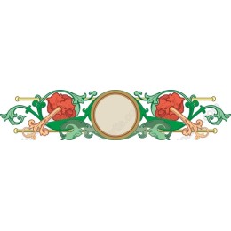 Ornate Vintage Floral Frame