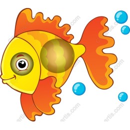 Vibrant Cartoon Fish