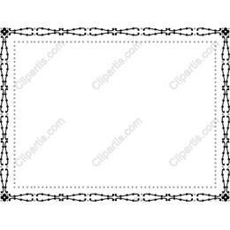 Elegant Black and White Frame