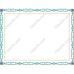 Vibrant Decorative Border