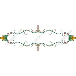 Elegant Floral Decorative Border