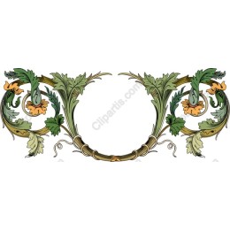 Vintage Floral Decor Frame