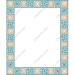 Elegant Geometric Border