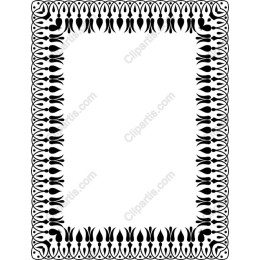 Elegant Floral Border