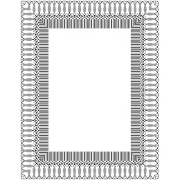 Elegant Geometric Border
