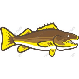 Vibrant Yellow and Brown Fish