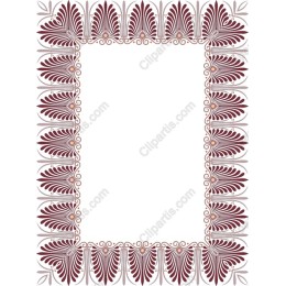 Ornate Feathered Border