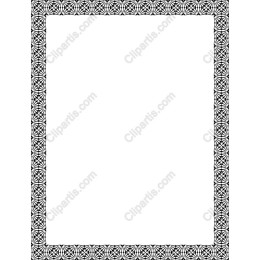 Elegant Floral Ornamental Border