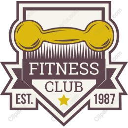 Vintage Fitness Club Logo