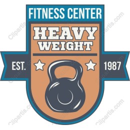 Heavy Weight Fitness Center Logo