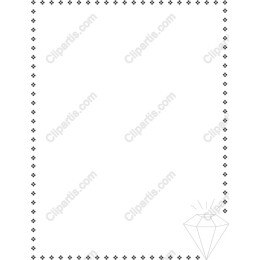 Elegant Diamond Border Template