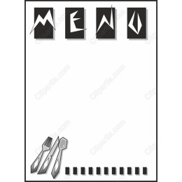 Stylish Menu Template for Restaurants