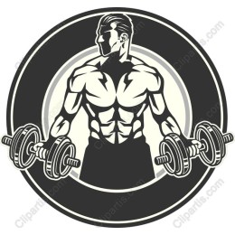 Muscular Fitness Icon - Dumbbell Lifter