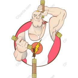 Power Up: Energetic Fitness Character