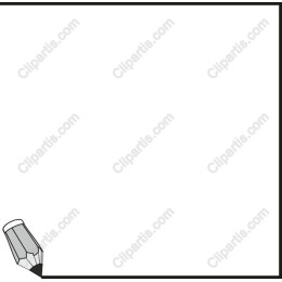 Blank Canvas with Pencil