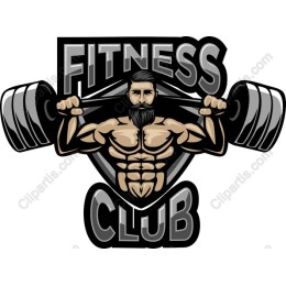 Fitness Club Muscle Man