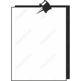 Minimalist Pinned Paper